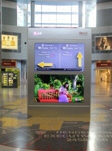 LG Electronics zeigt erste digitale Ultra HD-Werbetafel