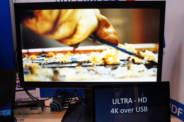Displaylink überträgt Videosignale in Ultra HD (4K) via USB 3.0 Anschluss