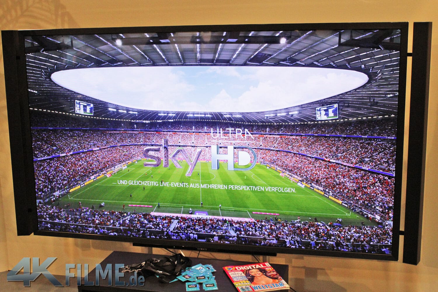 Sky überträgt erstmals Live Fußball in Ultra HD via Satellit