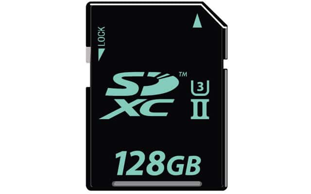 SDXC U3 Speicherkarte für 4K Aufnahmen