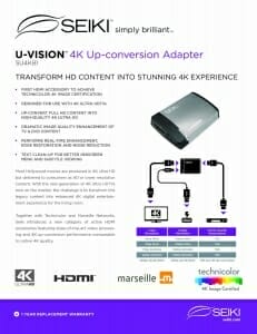Seiki U-Vision HDMI Kabel Spezifikationen