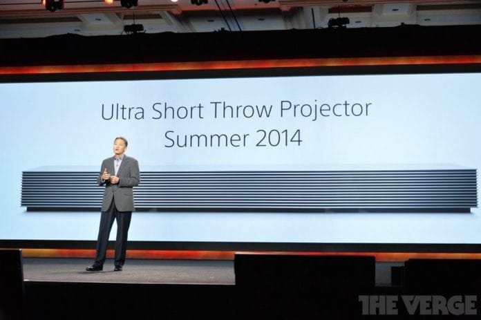 Kurzdistanzbeamer mit Ultra HD Auflösung Sony Life Space UX