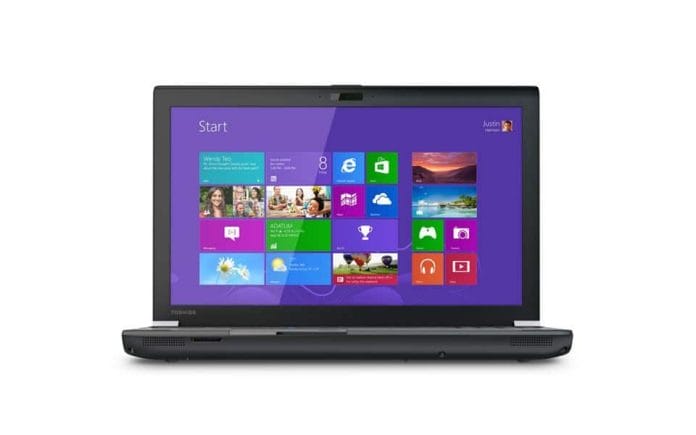 Toshiba W50 Ultra HD Notebook Front
