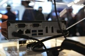 Shuttle DS81 Mini-PC mit 4K / Ultra HD Support Rückseite mit Anschlüssen