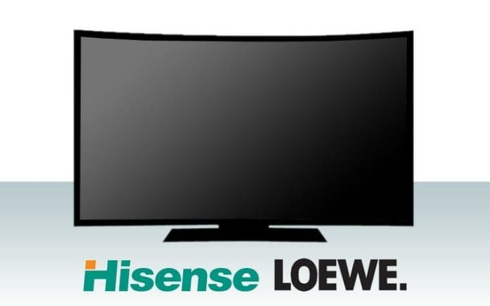 Hisense Loewe 4K TV Mockup
