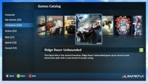 Über 120 Spiele gibt es im Game-Katalog von Gamefly