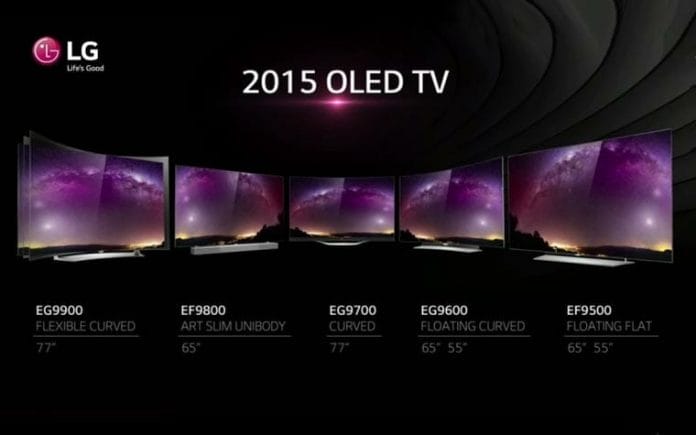 LG OLED 2015 Lineup