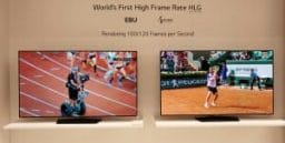 Hybrid Log Gamma Demonstration mit 100/120 fps (High Frame Rate) Bildquelle: flatpanelshd.com
