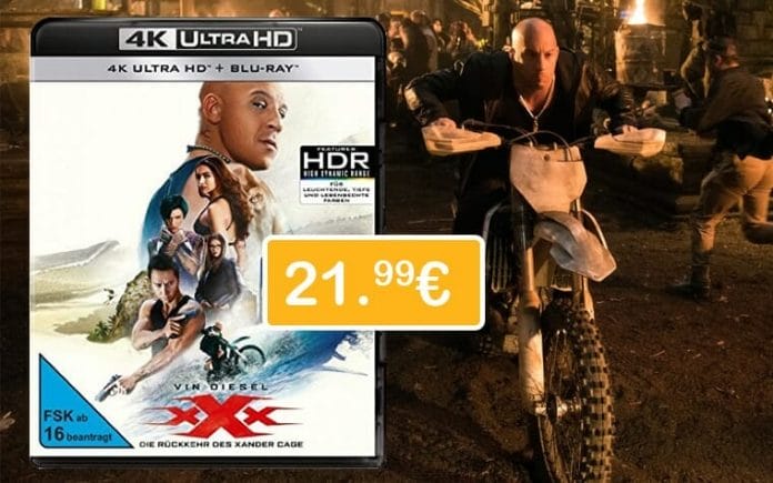 xXx - Die Rückkehr des Xander Cage für nur 21.99 Euro auf UHD Blu-ray