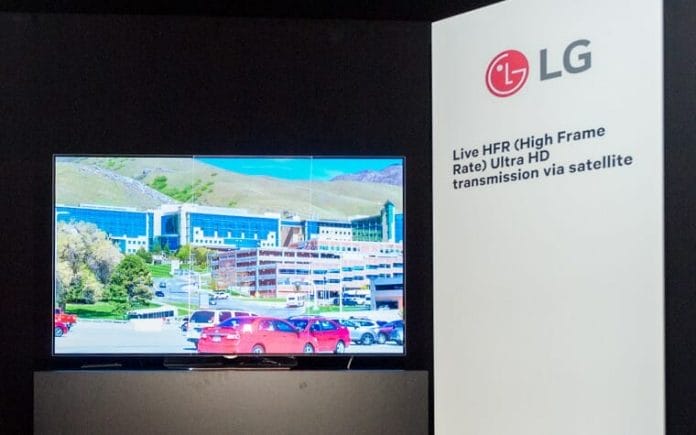 LG und SES übertragen eine High-Frame-Rate (HFR) 4K-Übertragung live via Satellit