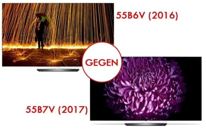 OLED B6 (2016) gegen B7 (2017)