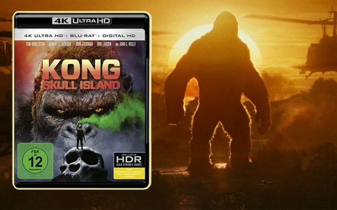Kong Skull Island auf 4K Blu-ray