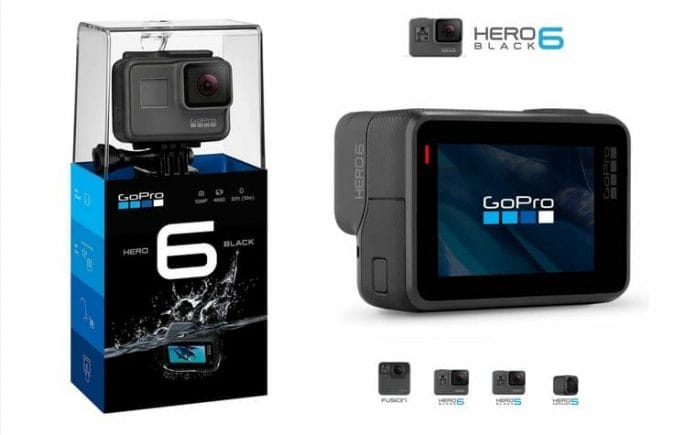 GoPro Hero 6 Black 4K 60P Videoaufnahme