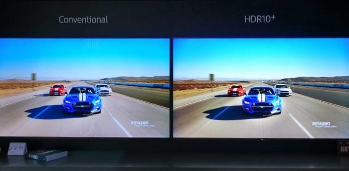 Das neue High Dynamic Range Format "HDR10+" war am Stand von Samsung ein großes Thema