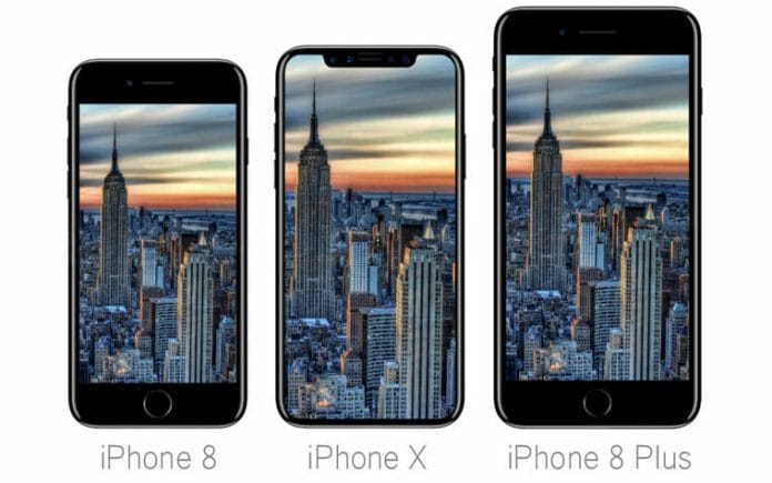 Apple iPhone 8, iPhone X und iPhone 8 Plus