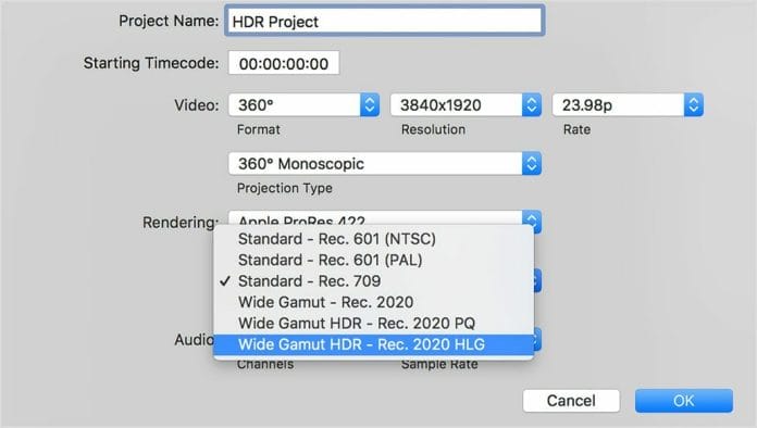 Apple Final Cut Pro 10.4 HDR