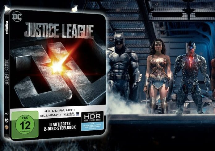 Justice League 4K Blu-ray Steelbook