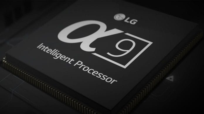 Der LG A9 "alpha" Prozessor kommt in den C8, E8 und W8 Serien zum Einsatz. Der B8 OLED nutzt einen etwas "schwächeren" A7 Prozessor