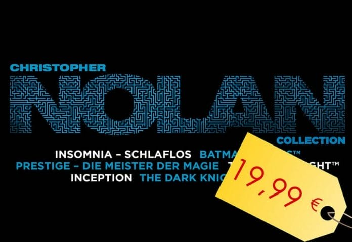 Die Christopher Nolan Collection auf iTunes ist für kurze Zeit für 19,99 EUR erhältlich (6 Filme - 5x4K Dolby Vision)