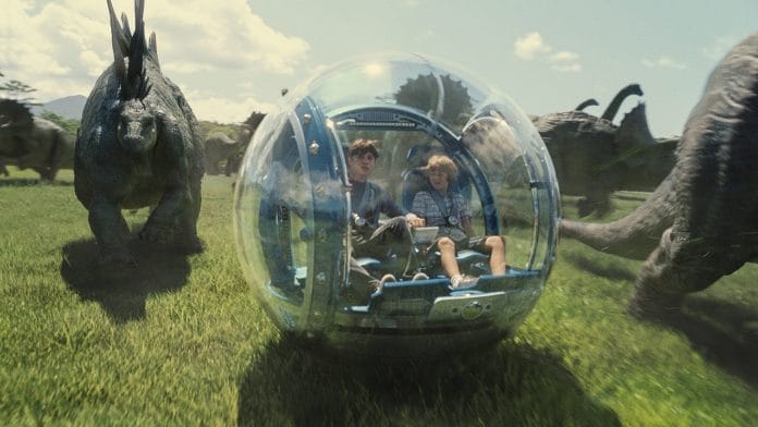 Jurassic World 2014 begeistert mit seinen digitalen Effekten, die Bildschärfe ist aufgrund des 2K Kinomasters unter seinen Möglichkeiten geblieben