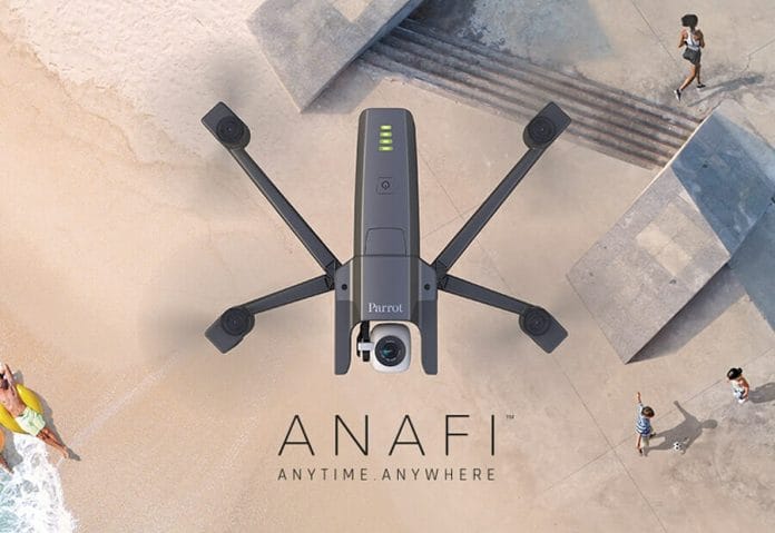 Parrot Anafi: Faltbare Drohne filmt mit 4K und HDR