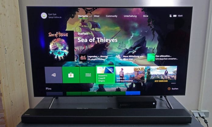 Eine unschlagbare Kombination? Samsungs QLED TVs (Abgebildet Q8D) und Microsofts Xbox One X Konsole