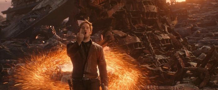 Typisch Starlord... das Aufgebot an Superhelden war nie größer. Der Film ist einfach große Klasse