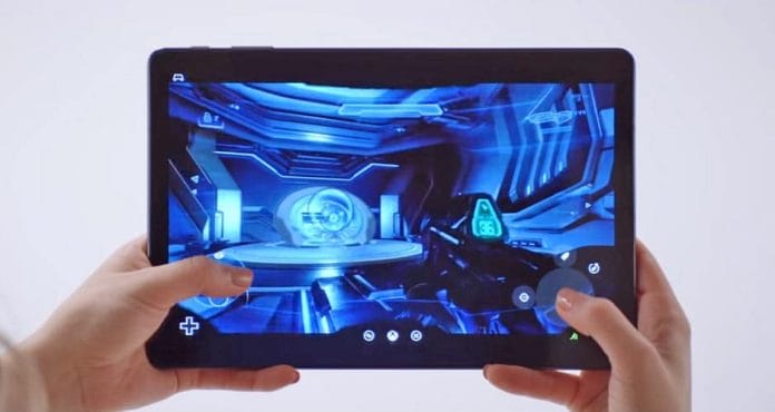 Halo 5 Guardian auf einem Android Tablet via Touch-Controls