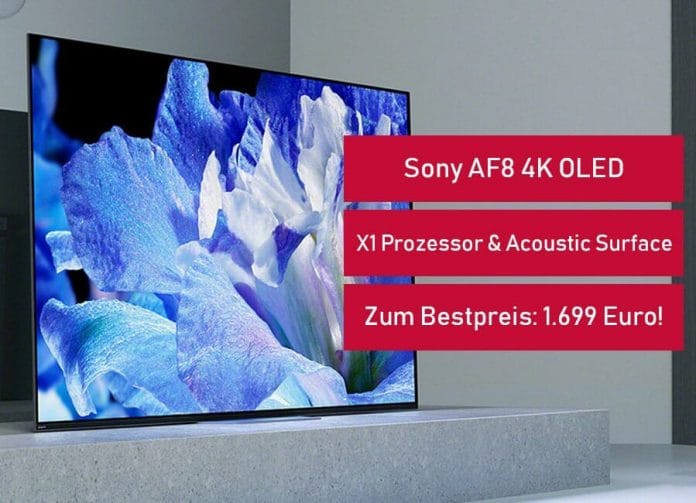 Den Sony AF8 4K OLED gibt es im MediaMarkt Flyer zum Bestpreis von 1.699 Euro!