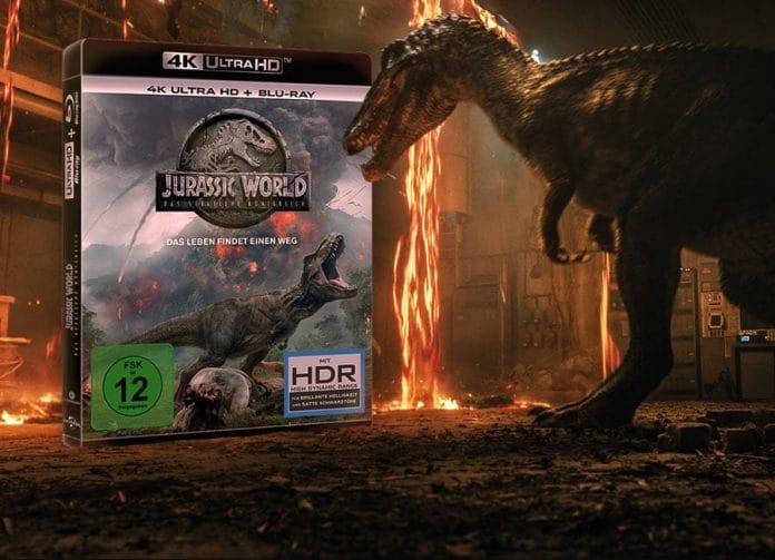 Jurassic World 2: Das gefallene Königreich überzeugt im 4K Blu-ray Test mit bester Bild- & Tonqualität. Jedoch die Story...