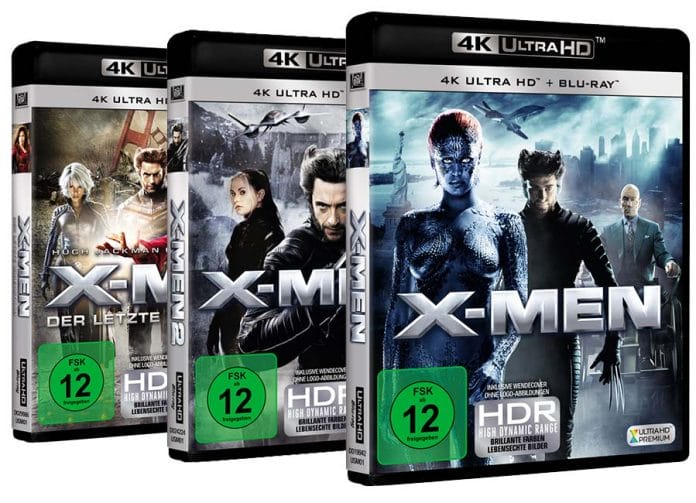 Die ersten drei X-MEN Filme liefert Fox bereits am 22. Oktober auf 4K UHD Blu-ray