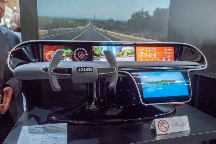 Kleinere Displays, z.B. für digitale Anzeigen für Autos stehen vorerst im Fokus von JOLED