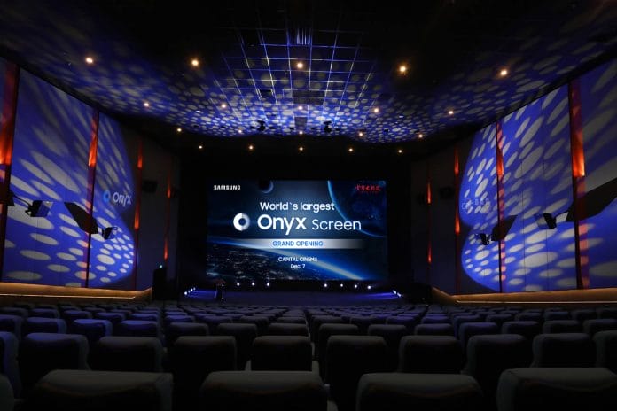 Neue Kino-Technologien wie z.B. die Samsung Onyx LED-Kinoleinwand könnten den technischen Rückstand zu Fernsehern und Projektoren im Heimkino wieder einholen