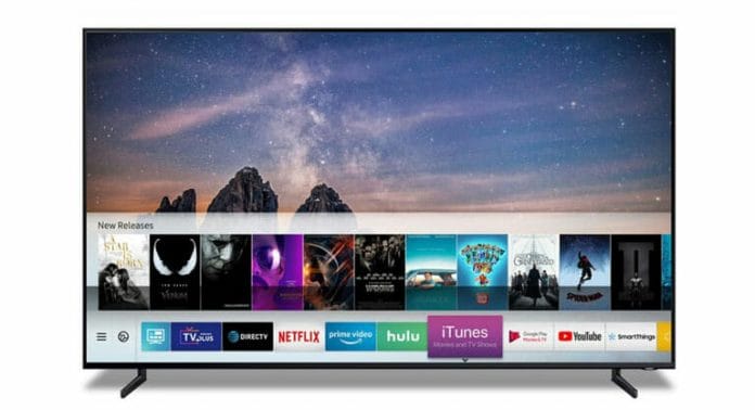 Die "iTunes Filme & Serien" App auf Samsungs 2019 Smart TV
