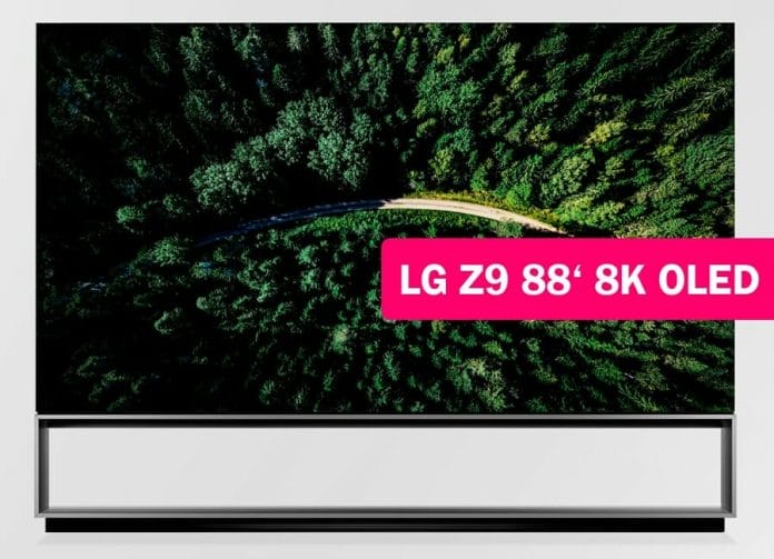LG Z9 8K OLED TV mit 88 Zoll (220 cm)