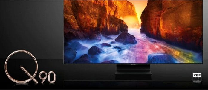 Alle QLED-TVs 2019 inkl. den Q90R Top-Modellen können lt. VDE 100% des DCI-P3 Farbvolumens darstellen