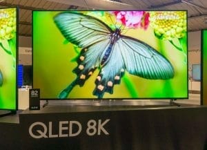 Samsung präsentiert die Q950R 8K QLED Fernseher im Rahmen des EU Forums 2019