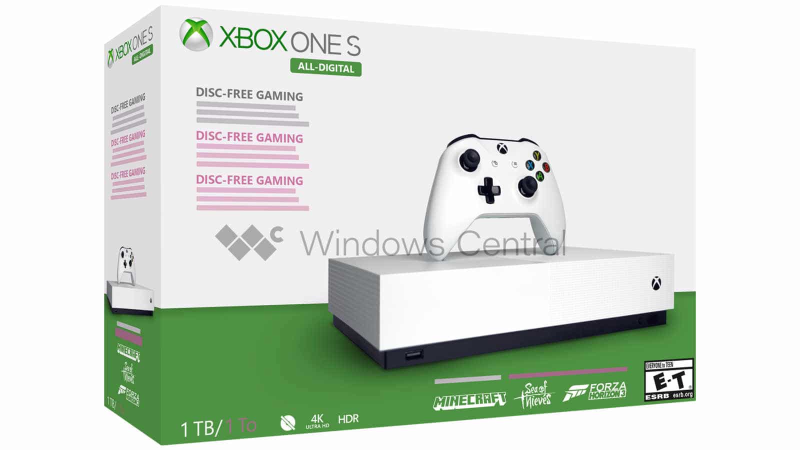 Xbox one s all digital outlet preis