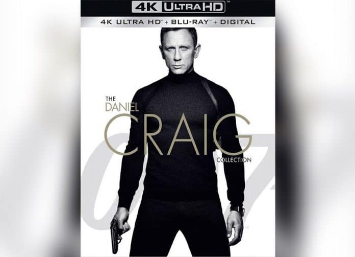 Vier James Bond Filme mit Daniel Craig erscheinen in einer 4K Blu-ray Collection