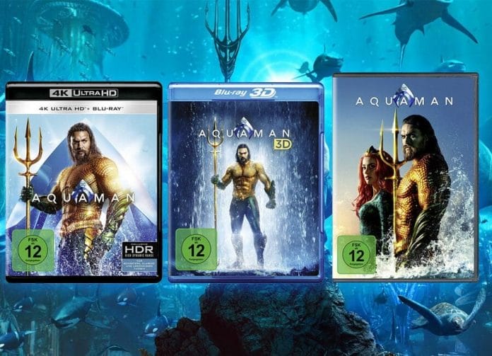 AQUAMAN erscheint in bester Ausstattung auf DVD, Blu-ray, 3D Blu-ray und 4K Ultra HD