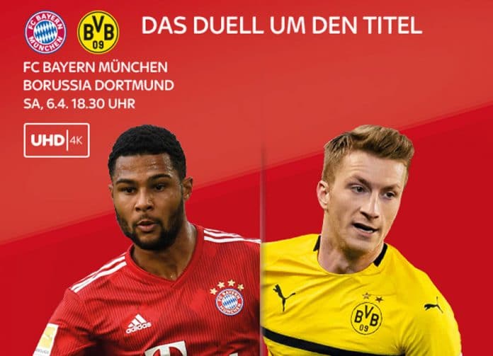 Live und exklusiv auf Sky: Der FC Bayern München gegen Borussia Dortmund in 4K UHD! || Bildquelle: sky.de