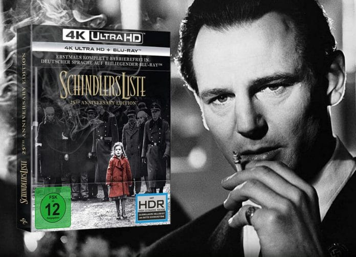 Schindlers Liste 4K Blu-ray im Test: Ein Jahrhundertfilm der in jede Sammlung gehört