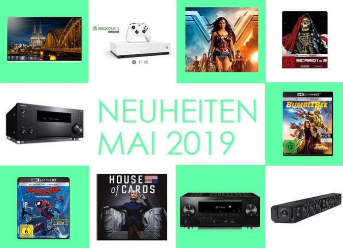 Neuheiten Mai 2019 aus den bereichen Technik, Film, Serien & Games