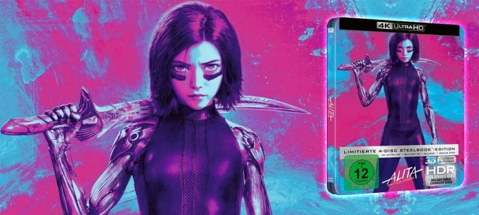 Steht hoch im Kurs: Das limitierte Alita: Battle Angel 4K Steelbook