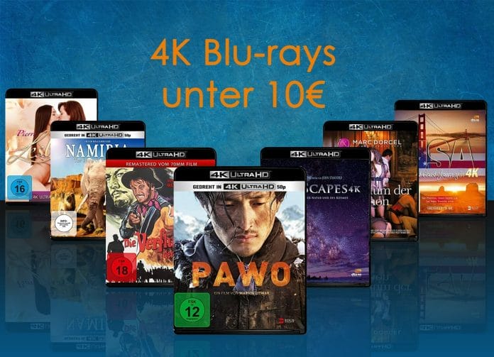 Amazon reduziert 4K Blu-rays auf unter 10 Euro. Auch die Auswahl an Titel unter 15/20 Euro ist gewachsen!