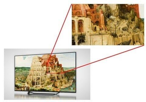 Wer hätte das gedacht, 8K Fernseher liefern einen extrem hohen Detailgrad =)