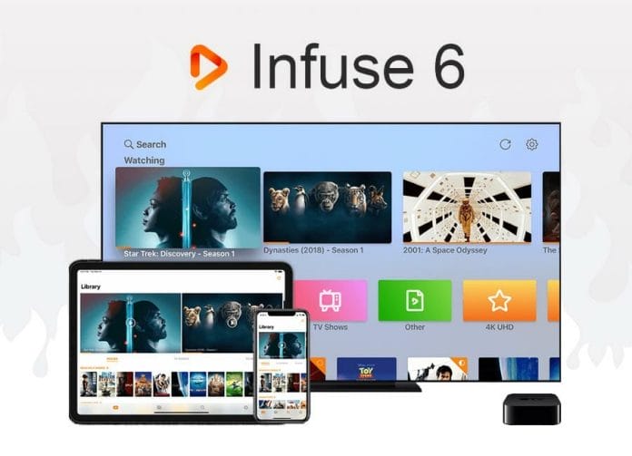 Die Infuse 6 Player App für den Apple TV 4K unterstützt ab sofort Dolby Vision