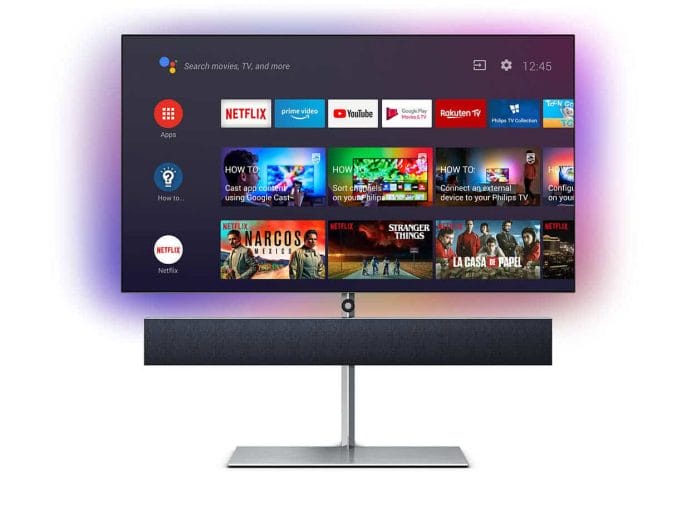 Android TV 9.0 auf dem OLED984