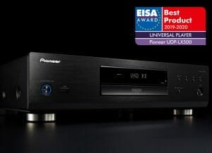 Der Pioneer UBP-LX500 erhält den EISA Award für den "Besten universellen Player"