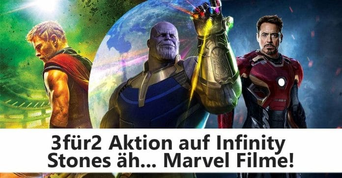 3 für 2 auf ausgewählte Marvel Filme auf Amazon.de
